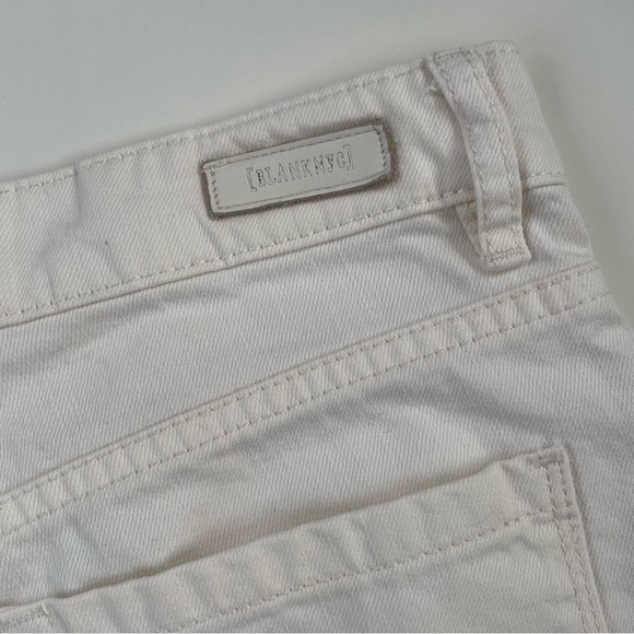 BLANK NYC Women's Cream The Baxter Ribcage Straight Leg Jeans Size 27 - Picture 7 of 12